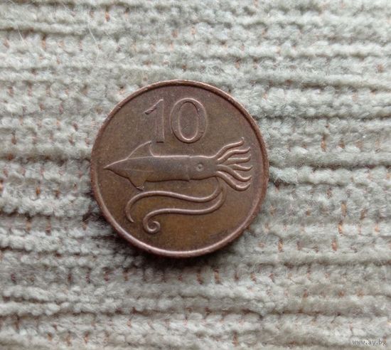 Werty71 Исландия 10 Эйре оре Эре 1981 Кальмар