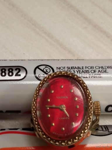 Часы кольцо Чайка редчайшее исполнение ау