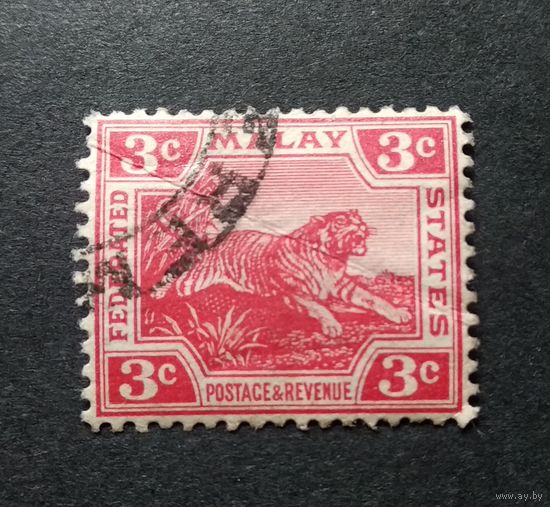 Великобритания\337с\ Малайя федерация. 1901-22 Стандарт, тигр