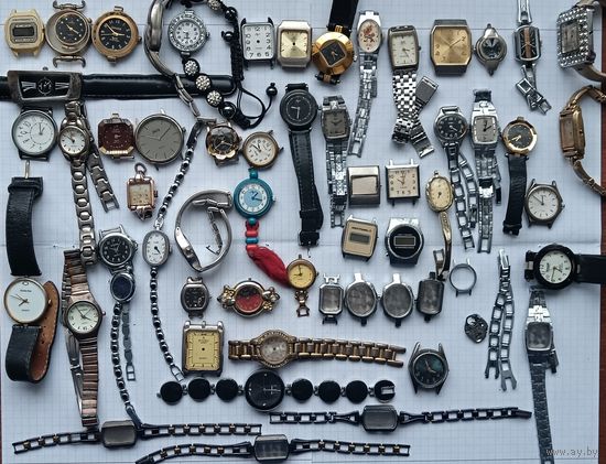 ЛОТ ЖЕНСКИХ НАРУЧНЫХ ЧАСОВ