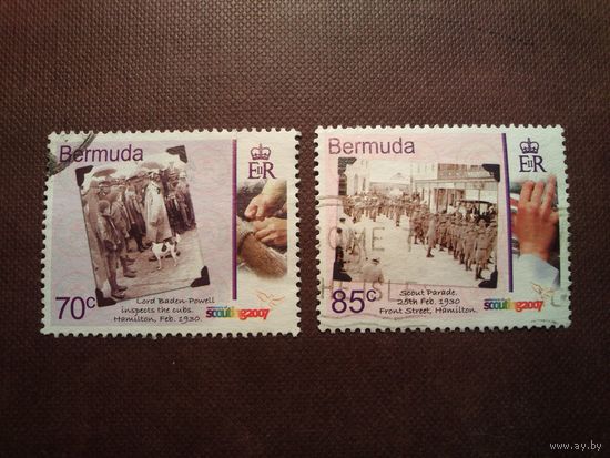 Бермудские острова 2007 г.Фотографии скаутского парада 1930 года./40а/
