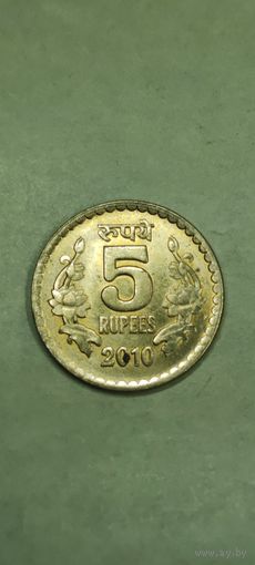 Индия 5 рупе 2010