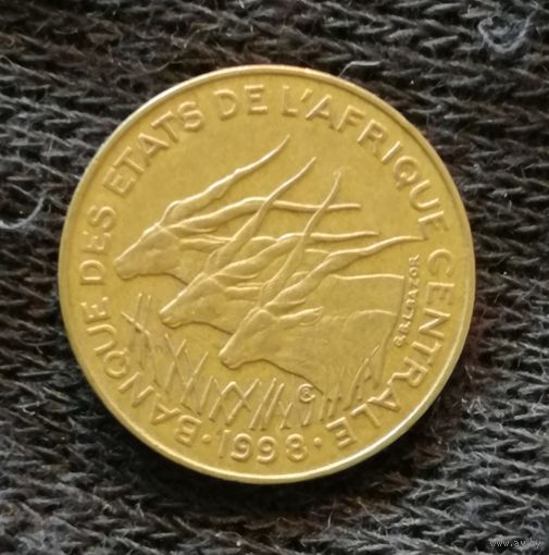 Центральная Африка (BEAC) 5 франков, 1998 г., KM# 7