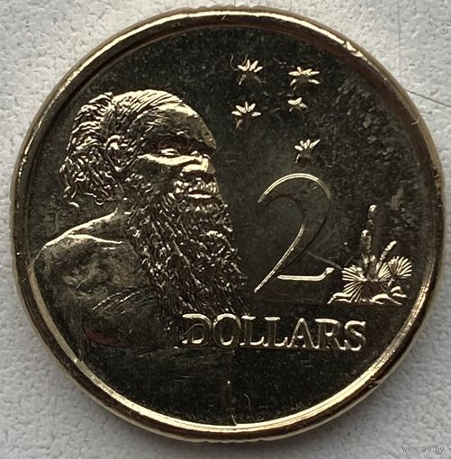 Австралия 2 доллара 2024 г. Карл III
