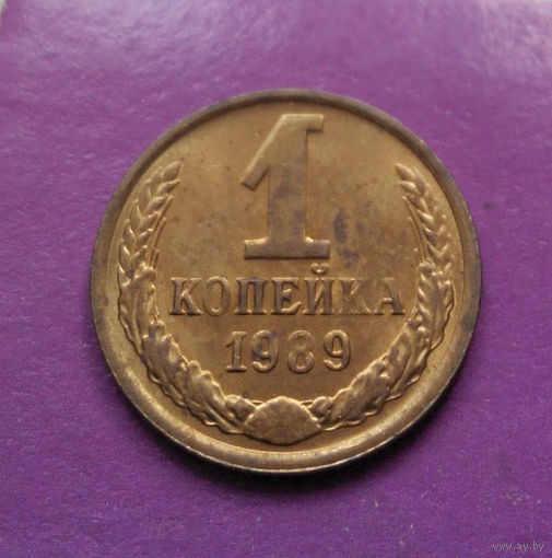 1 копейка 1989 года СССР #03