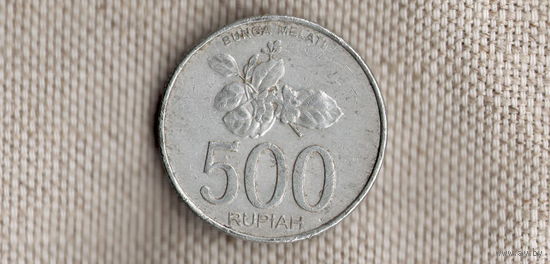 Индонезия 500 рупий 2003/флора(Qu)
