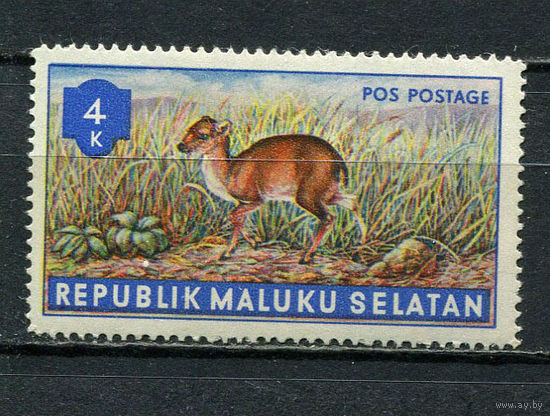 Малуку Селатан - 1953 - Фауна. Мышиный олень 4к - 1 марка. MNH.  (Лот 34HT)-TG3P15