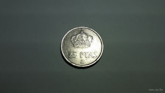 25 песет 1983 г. Испания. Внимательно читайте объявление.