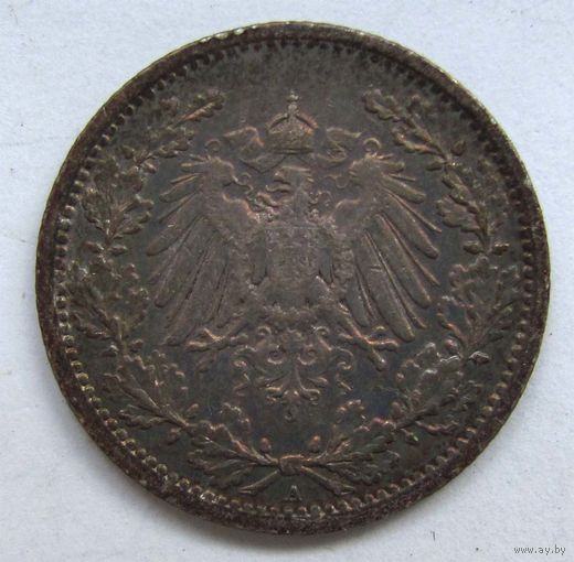 1/2 марки. 1907 г. А