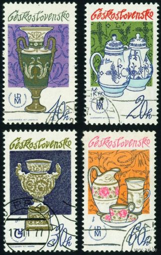 Чехословацкий фарфор Чехословакия 1977 год 4 марки