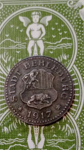 Германия нотгельд Берлебург 10 пфеннингов 1917