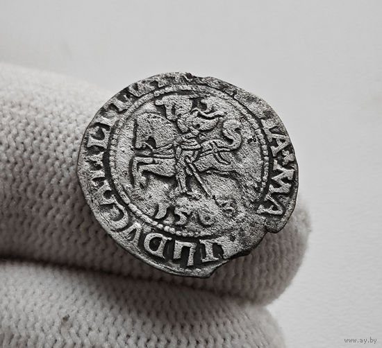 Полугрош 1563 г. Сигизмунд II Август, Вильно, лот рп-2,2