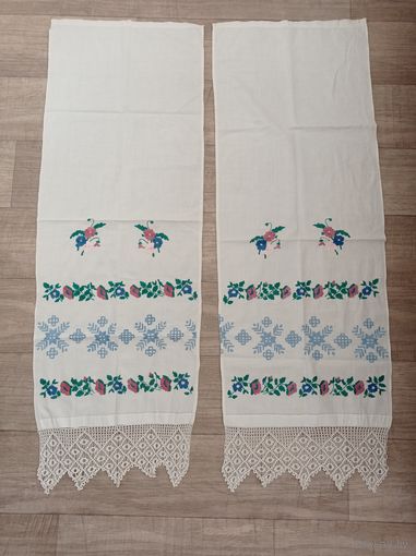 Рушник СССР с вышивкой. Вышитый рушник ссср.