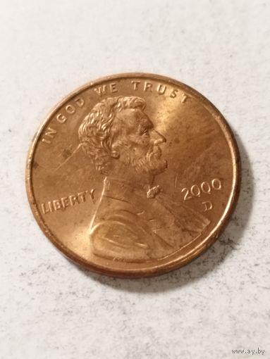 США 1 цент 2000 D
