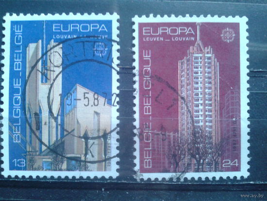 Бельгия 1987 Европа, совр. архитектура Полная серия
