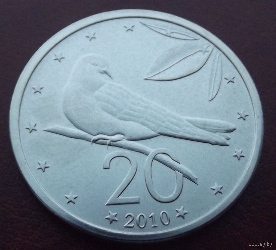 Острова Кука. 20 центов 2010