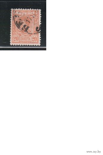 Сербия-1890,(Мих.31)  гаш.   ,  Стандарт, Король Александр