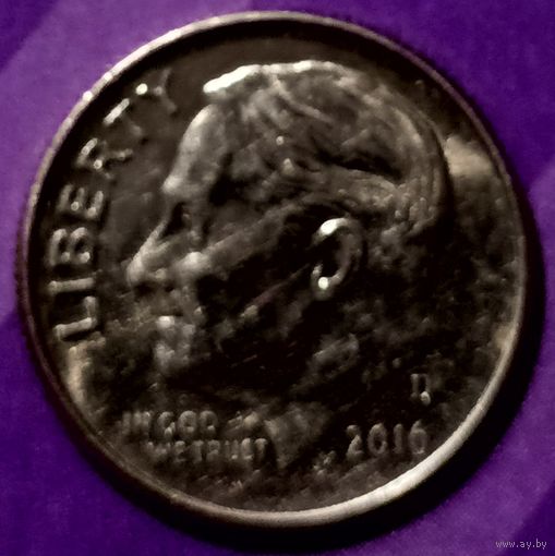 10 центов 2016 г США