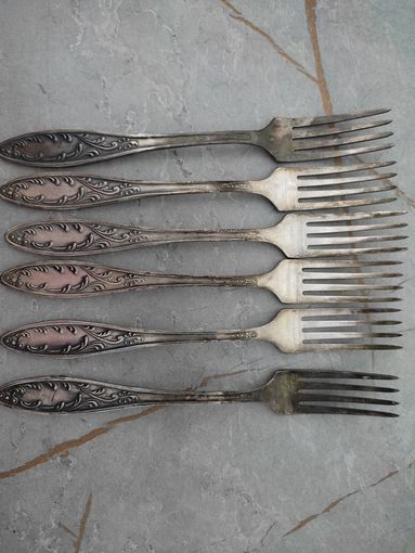 Вилки мельхиоровые 17 см