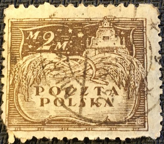 ЦІКАВІЦЬ АБМЕН! 1919, выпуск Паўночнай Польшчы, 2 маркі