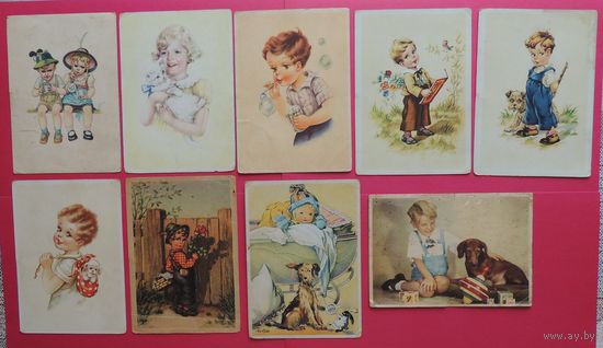Открытки "Дети", Германия, 1920-1930-е гг.