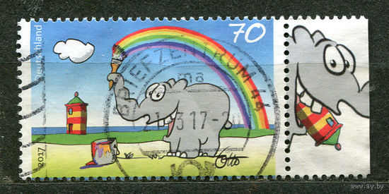 Оттифант. Комикс. Германия. 2017. Полная серия 1 марка