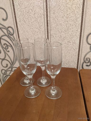 Бокалы для шампанского, 4шт.