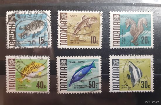 Танзания. 1967 год. Фауна. Рыбы (51)