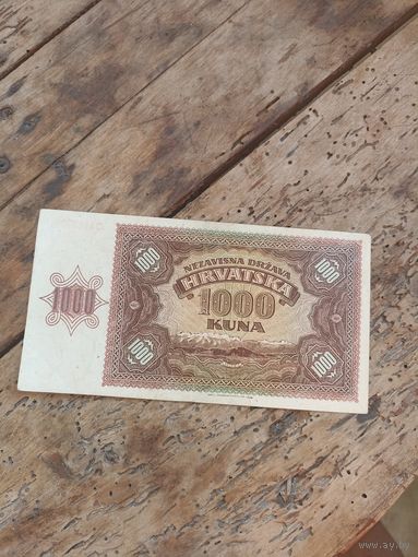 Хорватия 1000 куна 1941 год( C1180799)