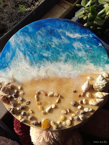 Картина ручной работы из эпоксидной смолы