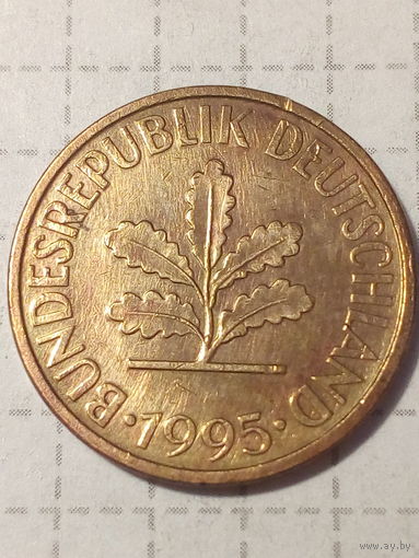 10 пфеннигов ФРГ 1995 год F