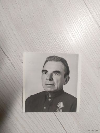 Черно-белое фото "Ветеран ВОВ "\1