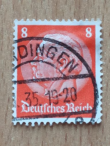 05.1933 - Пауль фон Гинденбург - серия медальоны 1933 г. выпуска. Mi 485. Used . (*).