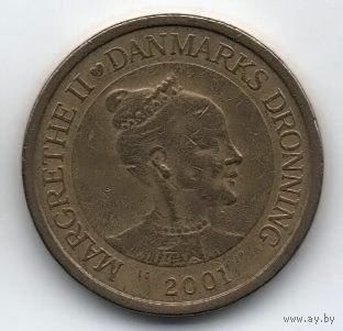 КОРОЛЕВСТВО ДАНИЯ 10 КРОН 2001. НЕЧАСТАЯ