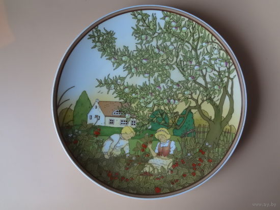 Тарелка настенная Лето.