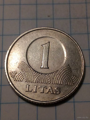 1 лит Литва 2001 год