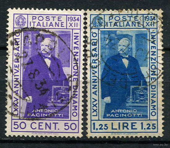 Королевство Италия - 1934 - Антонио Пачинотти - [Mi. 488-489] - полная серия - 2 марки. Гашеные.  (Лот 57AC)