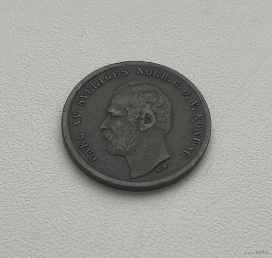 ШВЕЦИЯ  1 эре 1864 г.