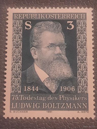 Австрия 1981. Ludwig Boltzmann 1844-1906