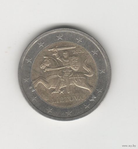 2 евро Литва 2020 Лот 8756