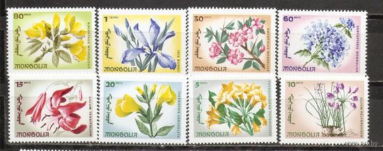 ФФ1 Монголия 1966 Цветы