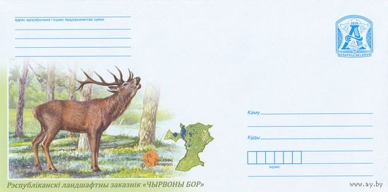 Беларусь 2020 Республиканский ландшафтный заповедник Чырвоны бор (к4)
