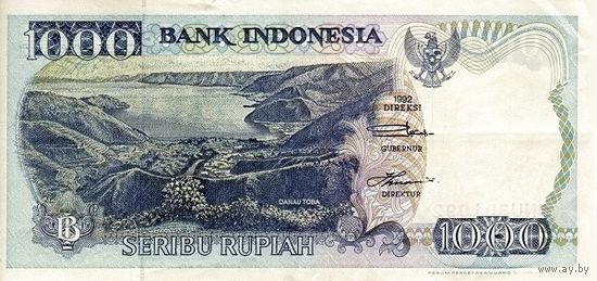 Индонезия 1000 рупий образца 1992(1997) года UNC p129f