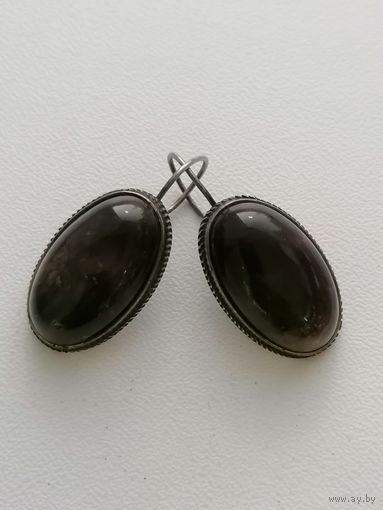 Серьги, серебро 875 пробы СССР, Свердловск