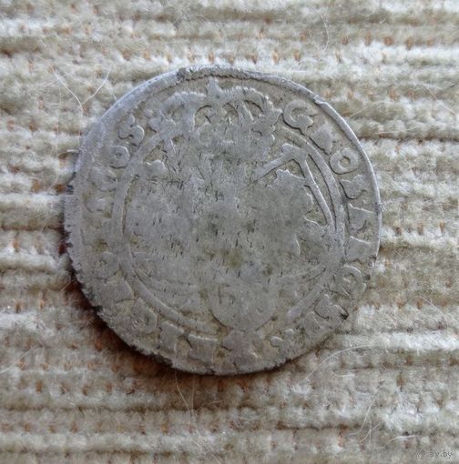 Werty71 Польша 6 грошей 1665 18В шестак шостак