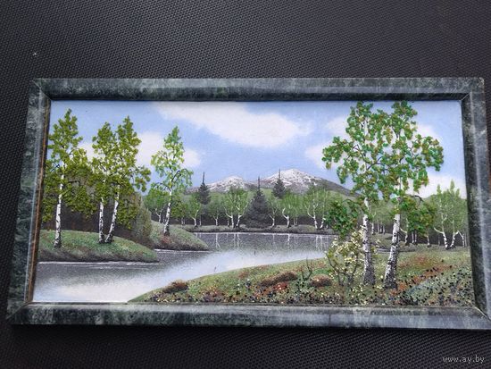 Картина из камня