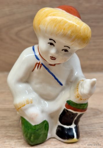 Монгольская статуэтка (Юный Монгол) 1960-70г