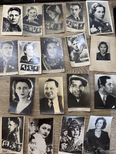 Открытки.актеры.цена за все.