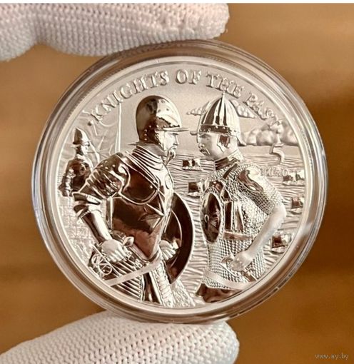 Монета 5 Евро Мальта 2022 г. Рыцари прошлого.