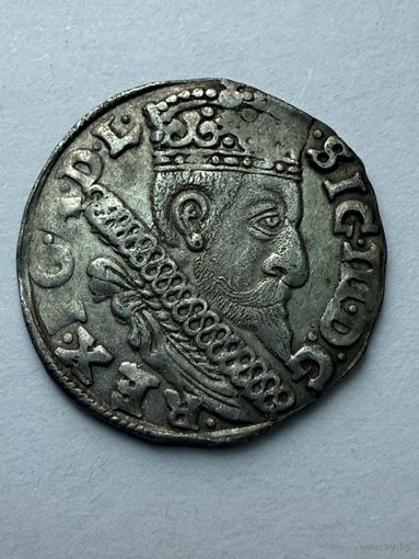 Аукцион с 1 рубля!3 гроша(трояк) 1597 Польша распродажа коллекции!